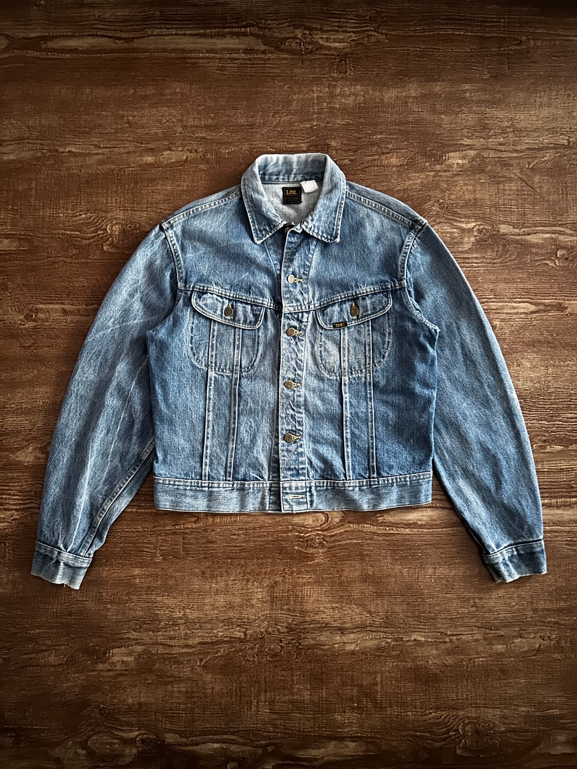 70s 리 트러커 PATD DENIM JACKET 44 USA🇺🇸 상품이미지1
