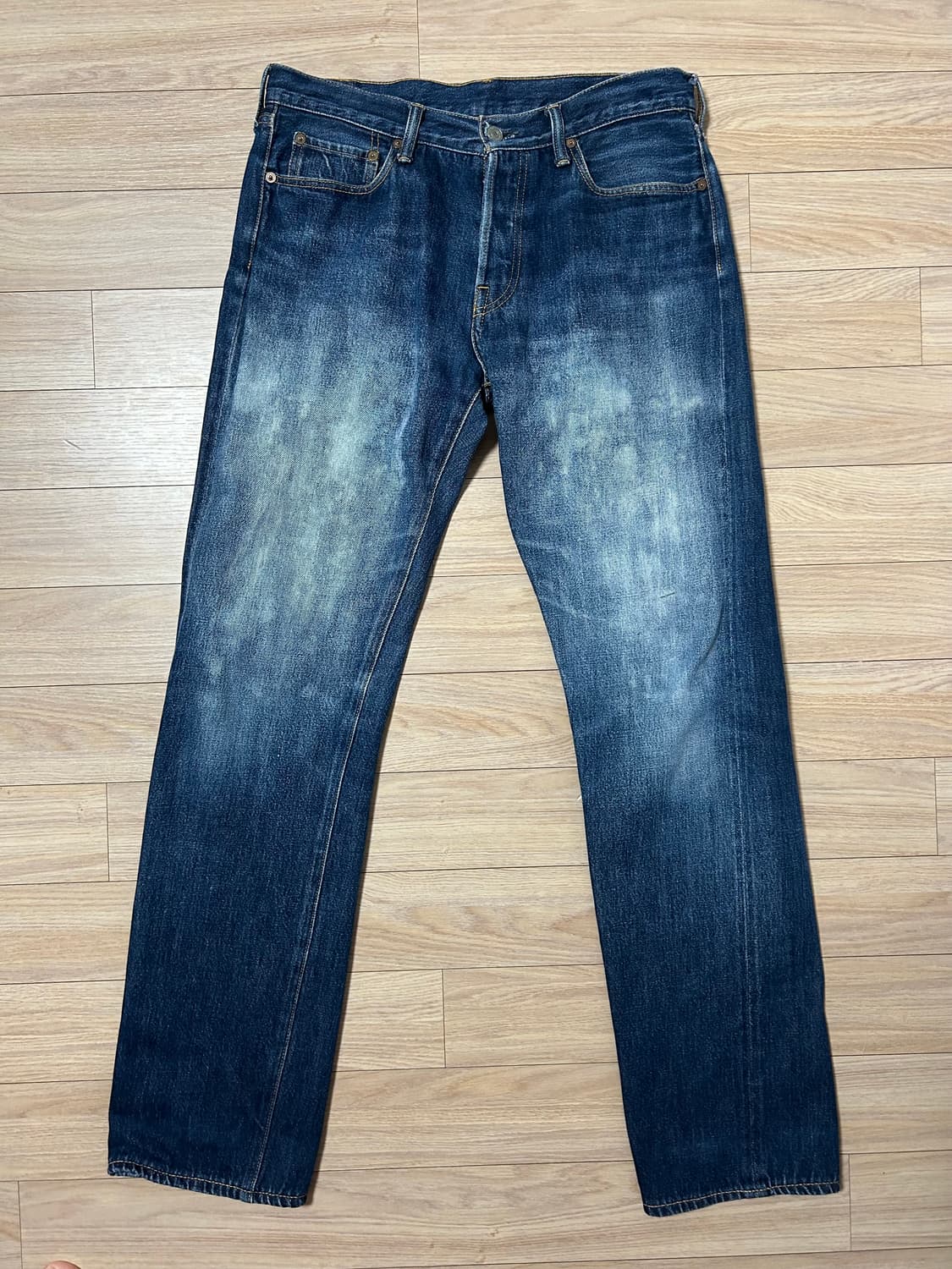 스튜디오 다치산 34 더블셀비지 데님팬츠 상품이미지1