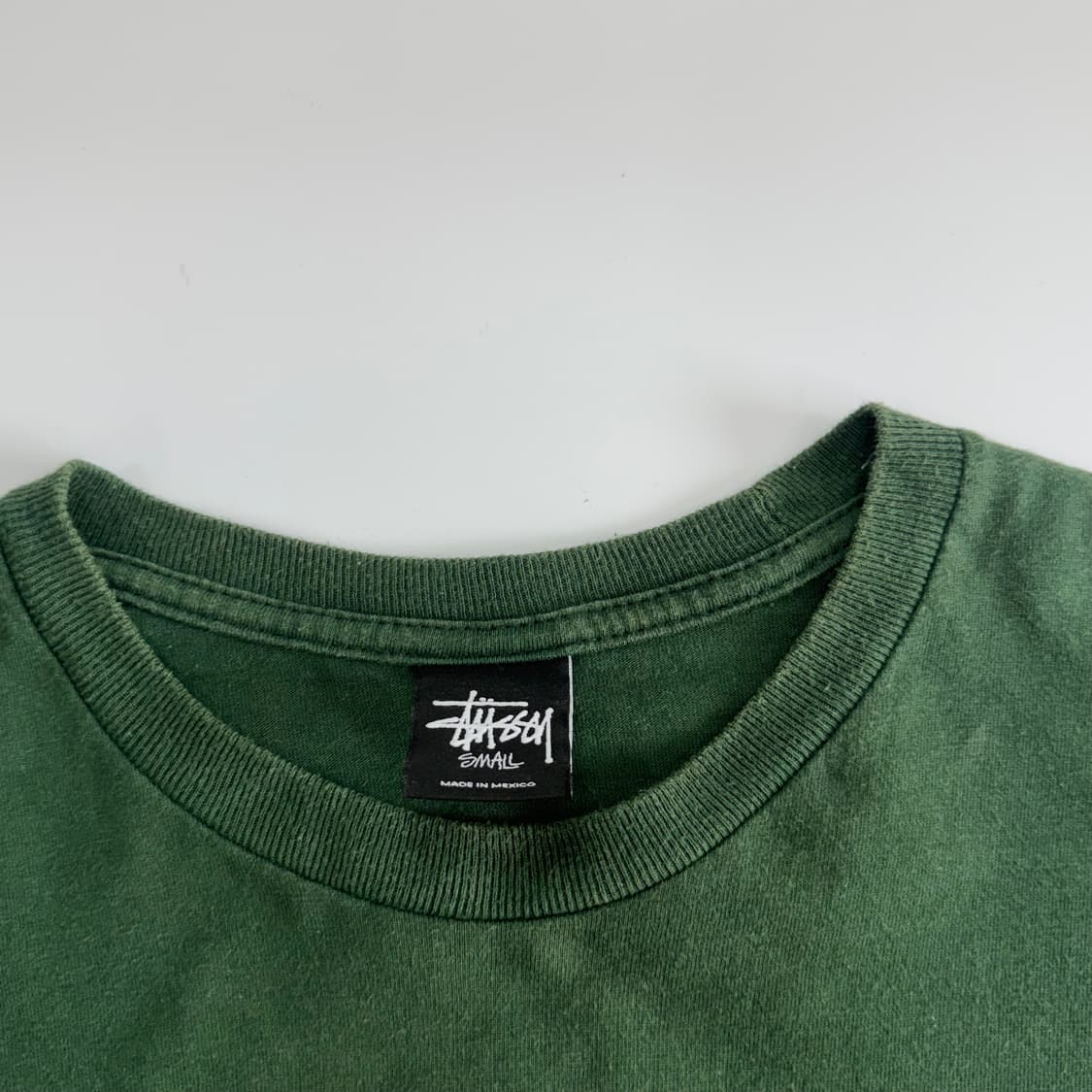 Stussy 스투시 골드 로고 그린 롱슬리브 상품이미지5