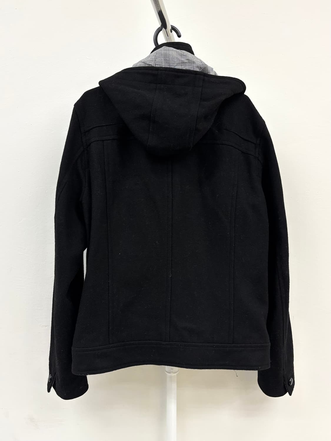 빈티지 블랙 하이넥 울 자켓 상품이미지9