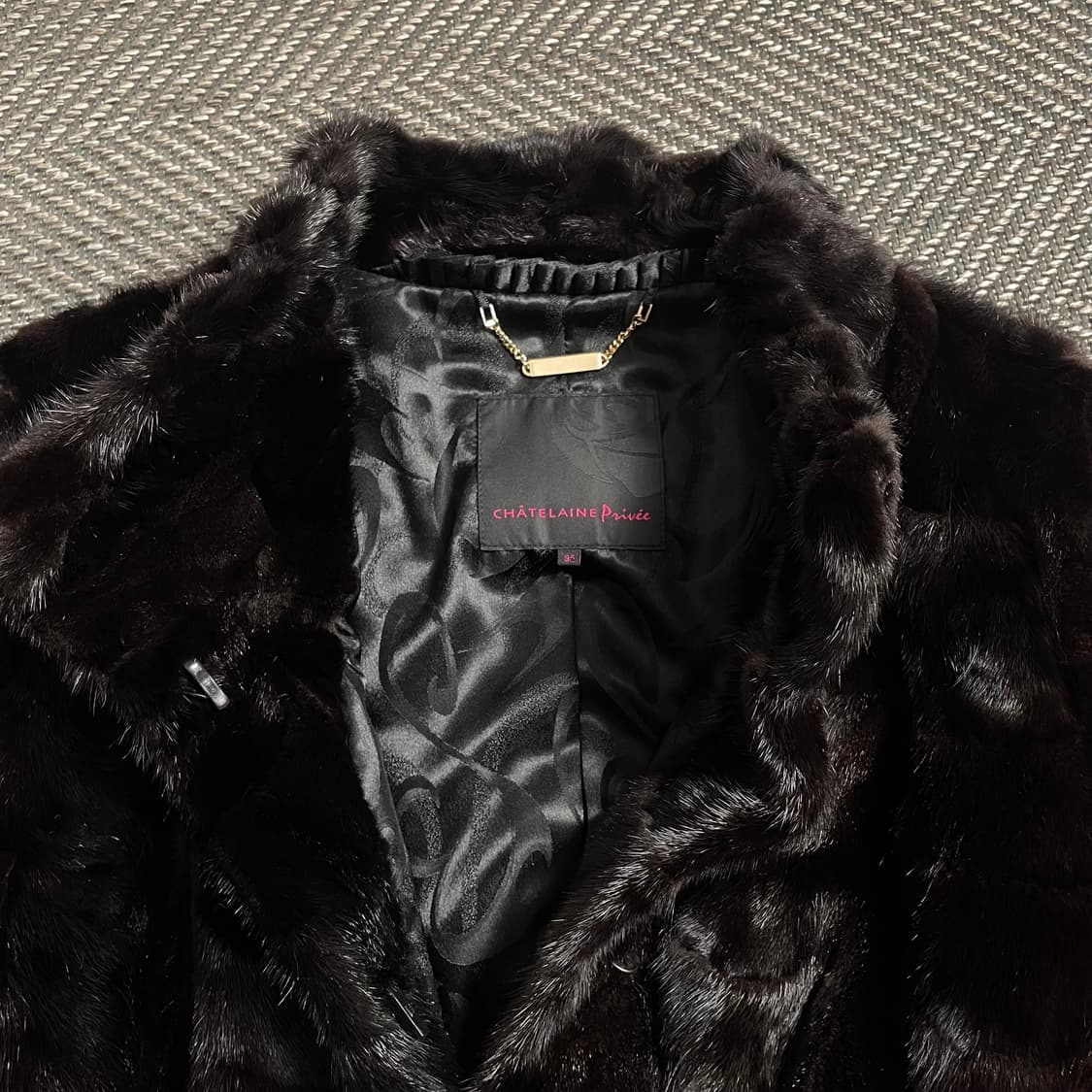 chatelaine 아카이브 우먼스 밍크 자켓 브라운o 4748 상품이미지4