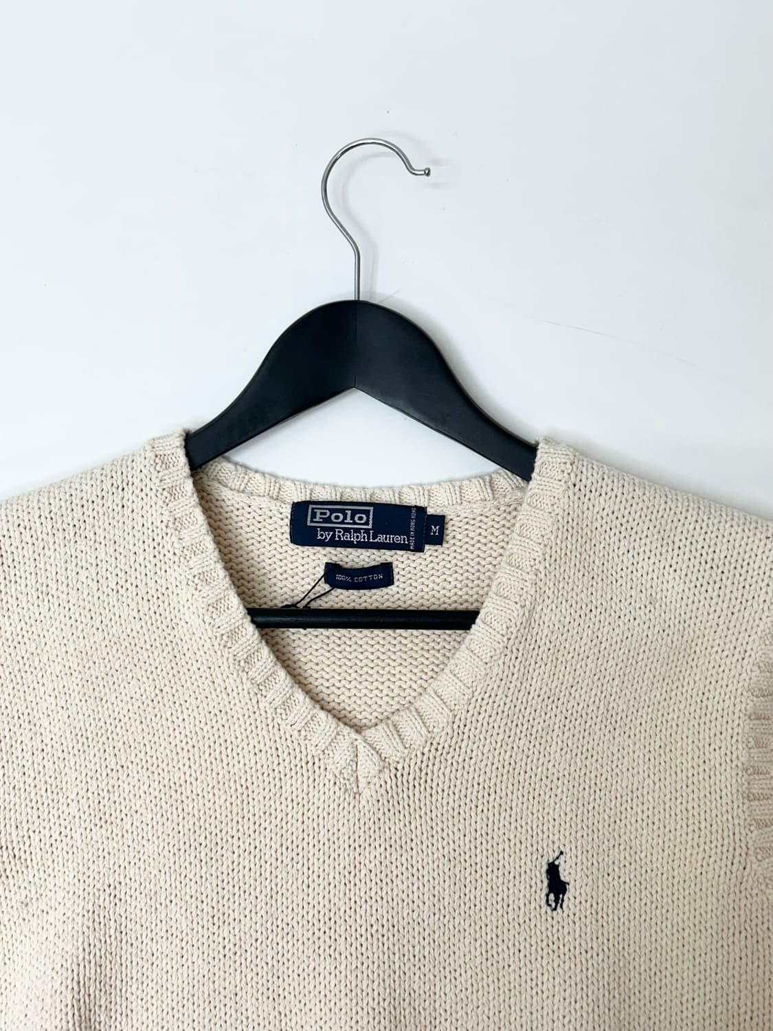 Polo 폴로 랄프로렌 베이지 니트 베스트 상품이미지3
