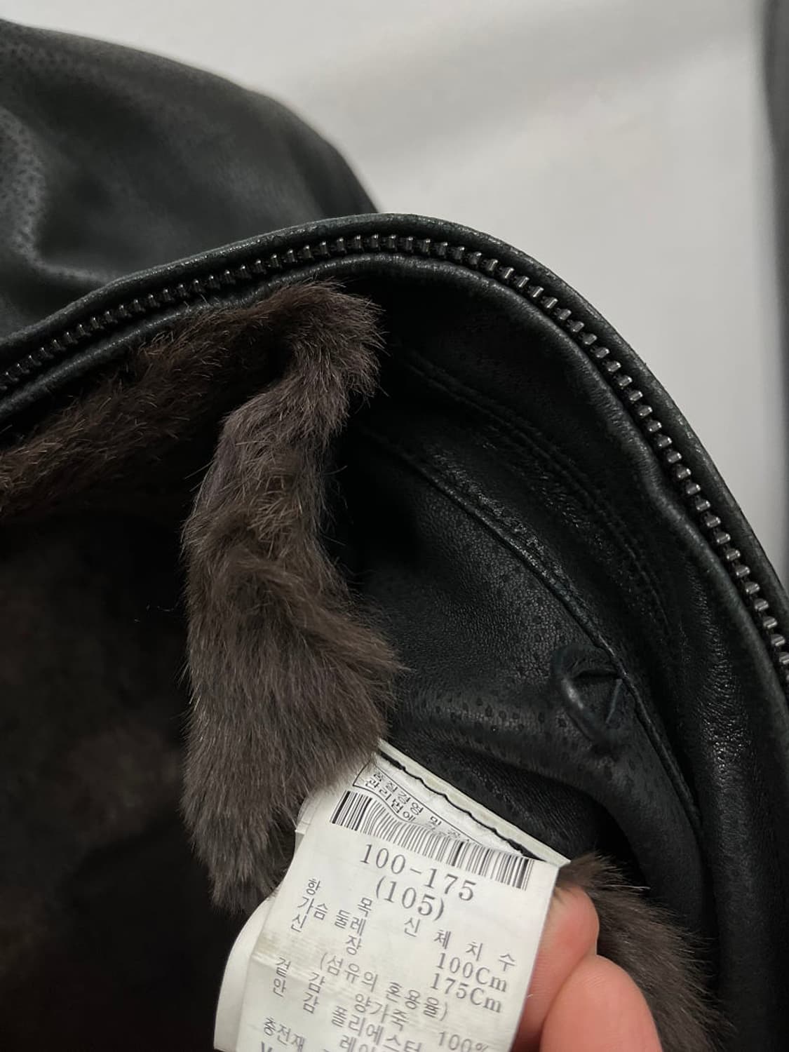 105) 지방시 모피내피 가죽자켓  상품이미지8