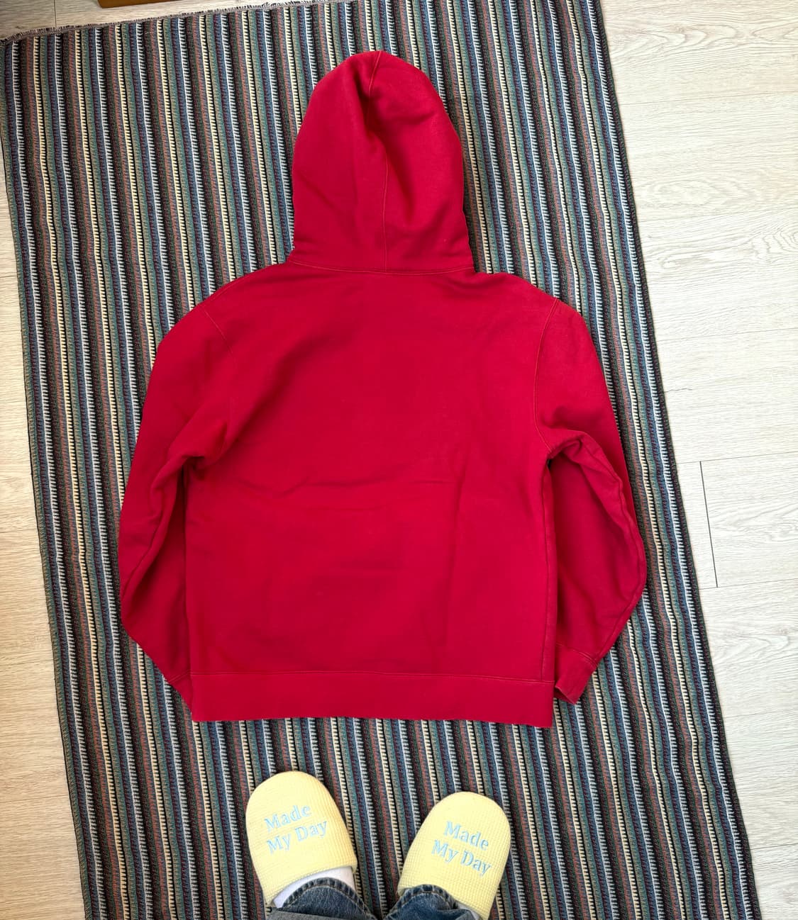 슈프림 나이키 레더 후드 상품이미지3