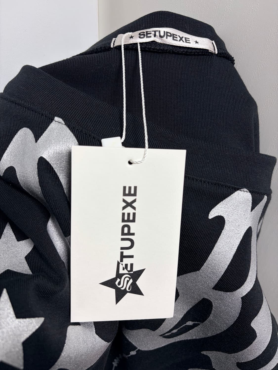 셋업이엑이 BABY WIDE NECK TOP / BLACK 상품이미지2