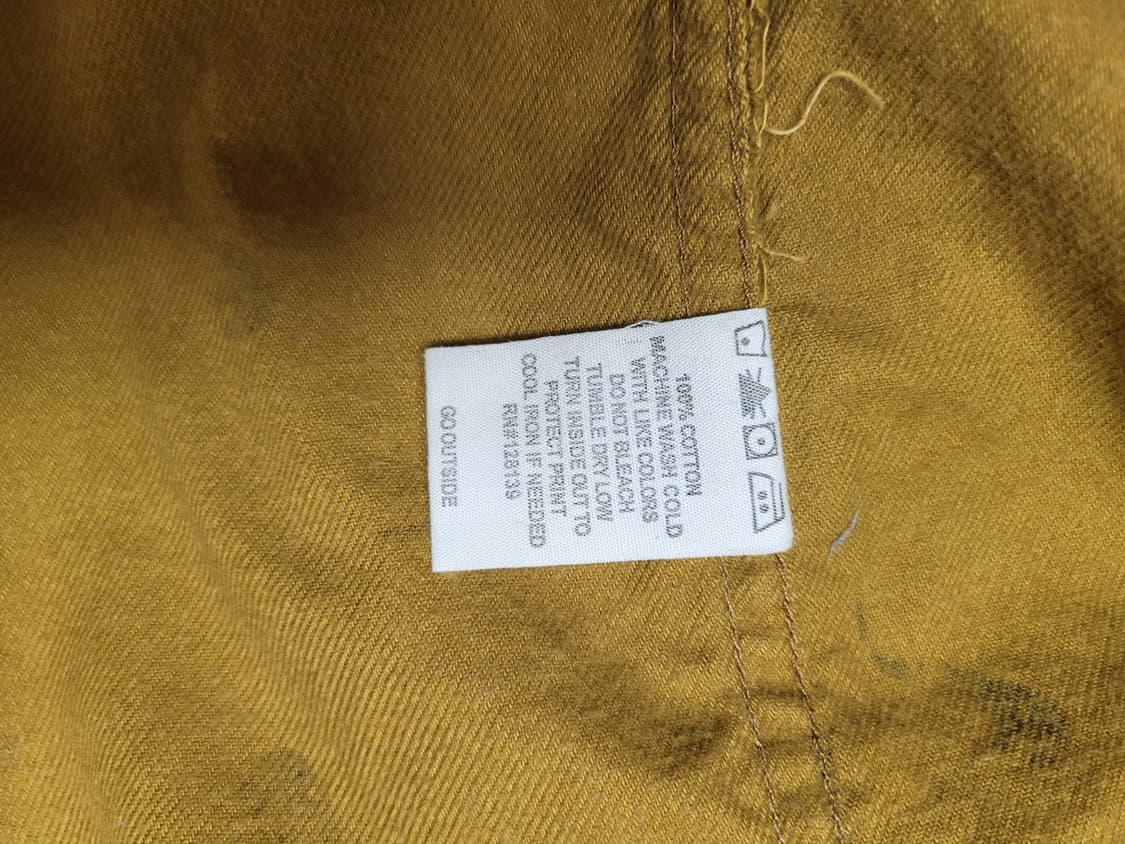 ALTRU 남자 프린트 셔츠 105 머스타드 상품이미지10