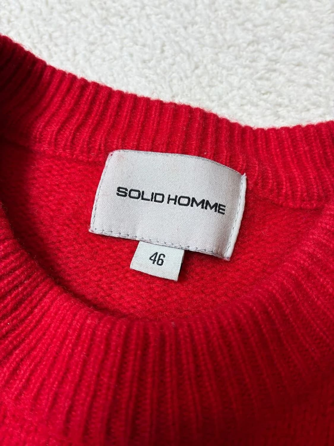 솔리드옴므 19ss 오버 크루넥 포켓 니트 PN7259 상품이미지6