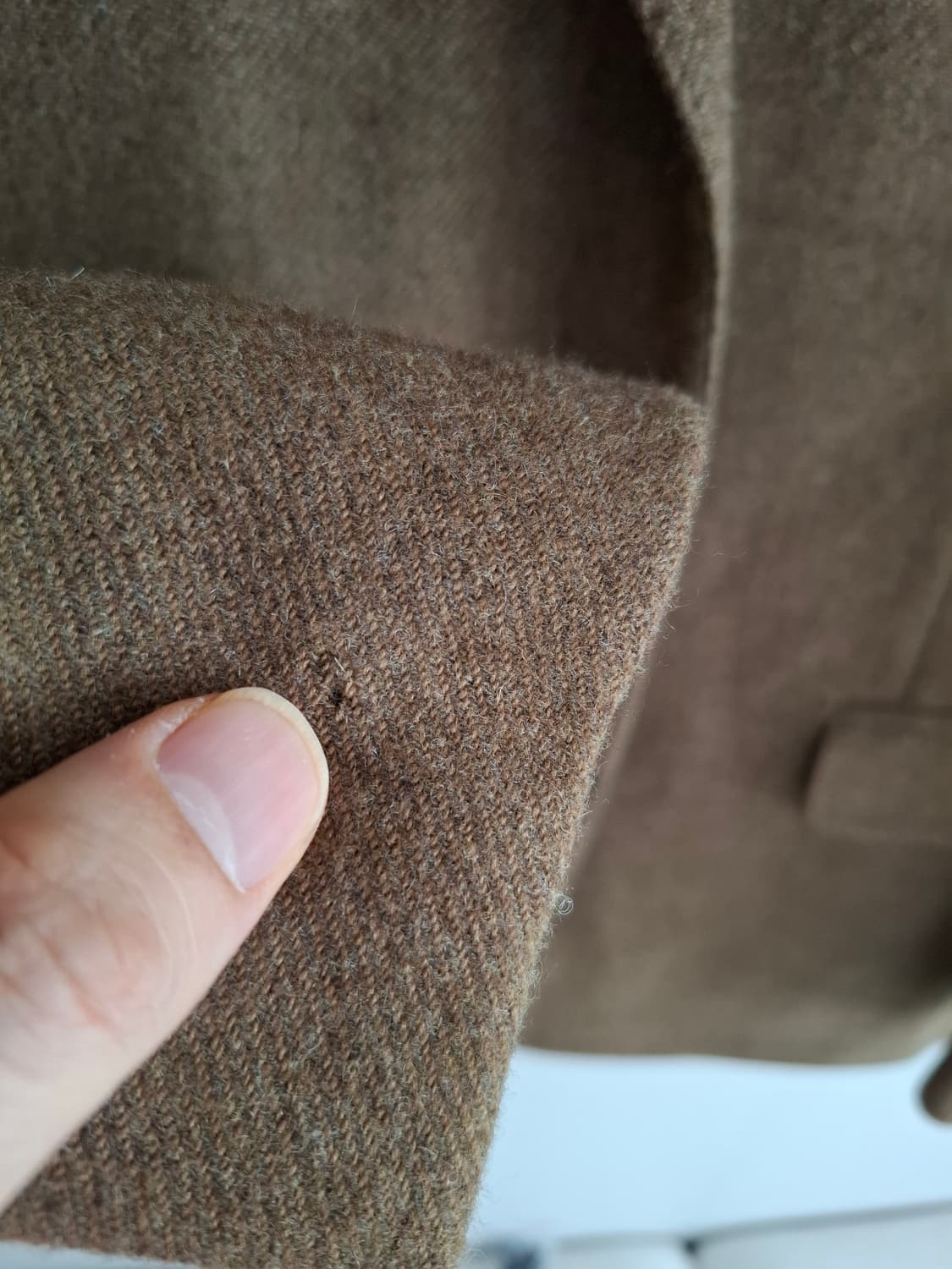 46R 폴로 퍼플라벨 캐시50 스포츠코트 브라운 자켓 트위드 상품이미지7