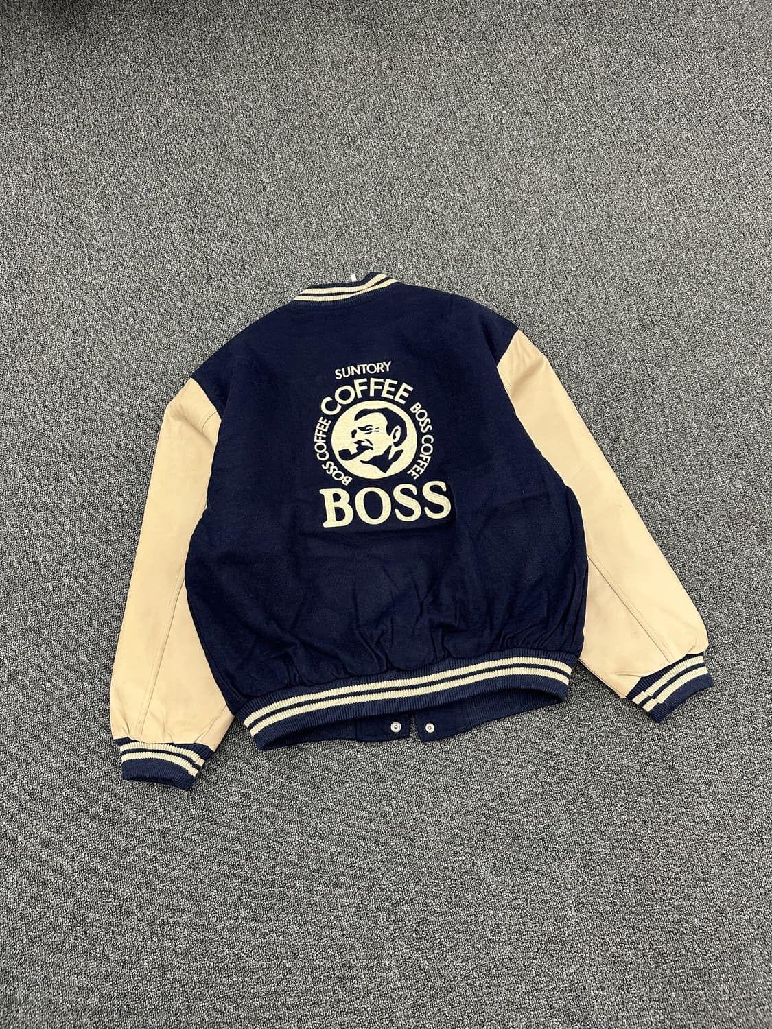 SUNTORY 빈티지 바시티 자켓 상품이미지1