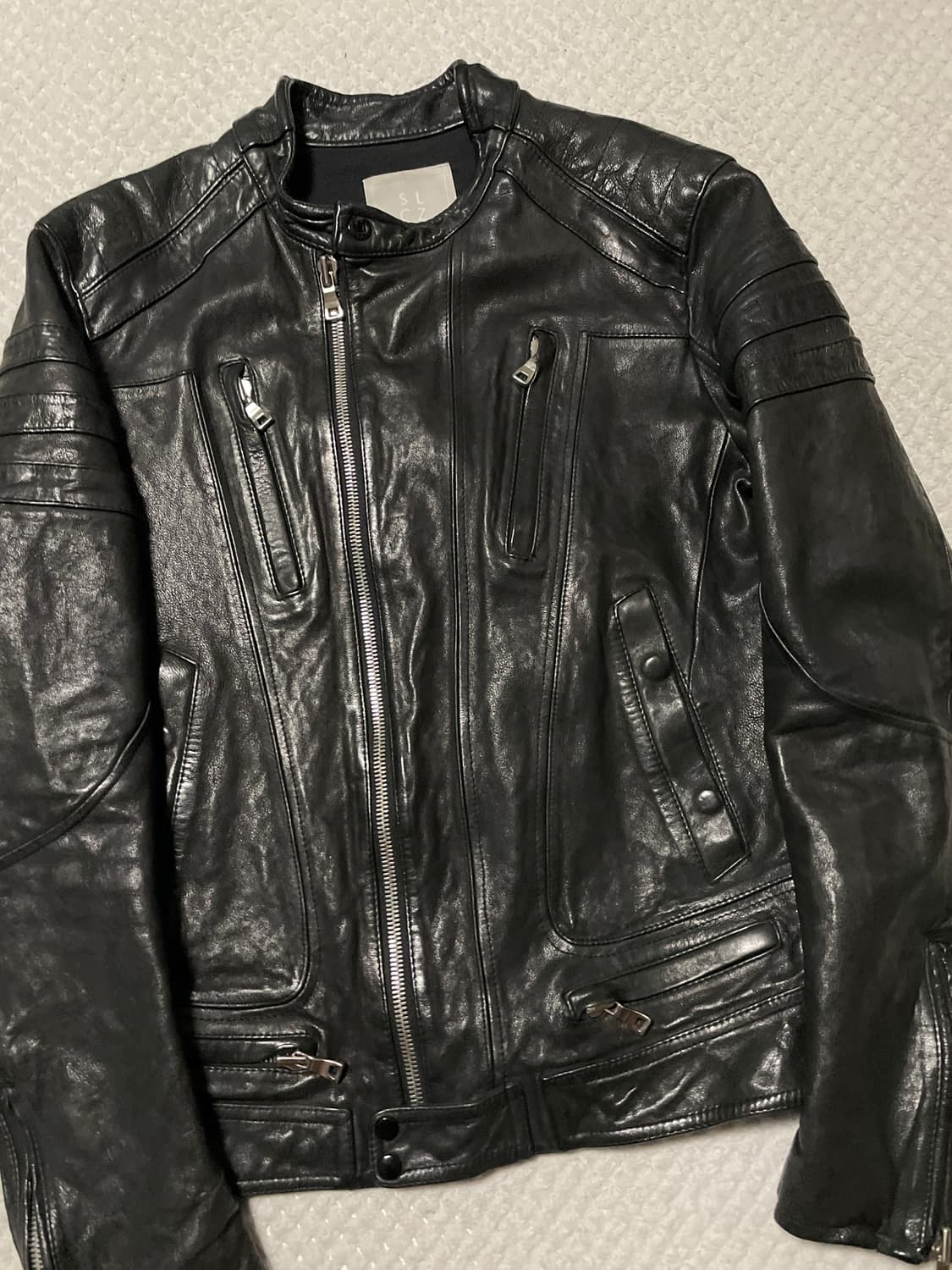 셀렉티즘 웨스턴 무드 램스킨 양가죽 레더 자켓 상품이미지8