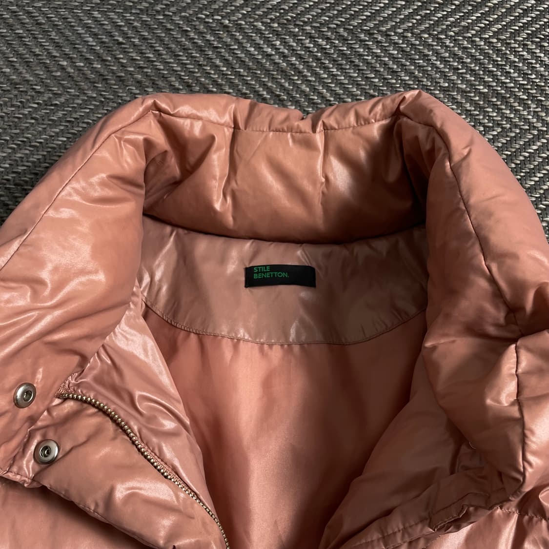 베네통 우먼스 글로시 덕 다운 패딩 점퍼y 4398 상품이미지7