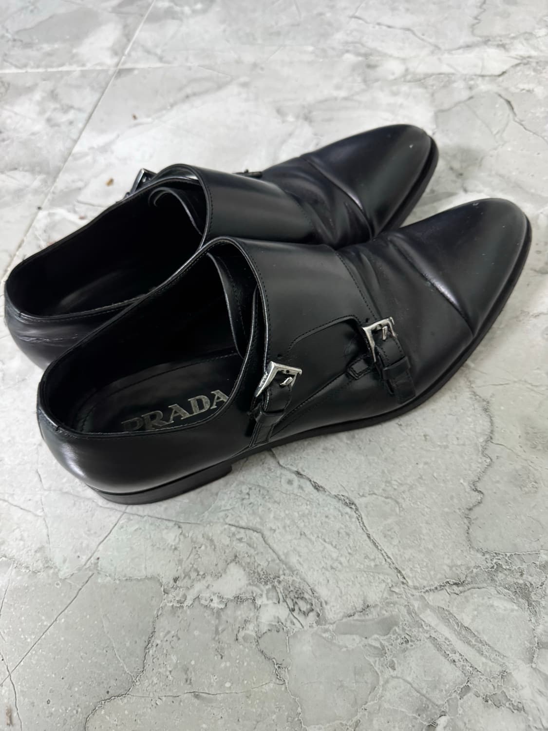 7 1/2(265-270) prada double monk loafers 상품이미지3