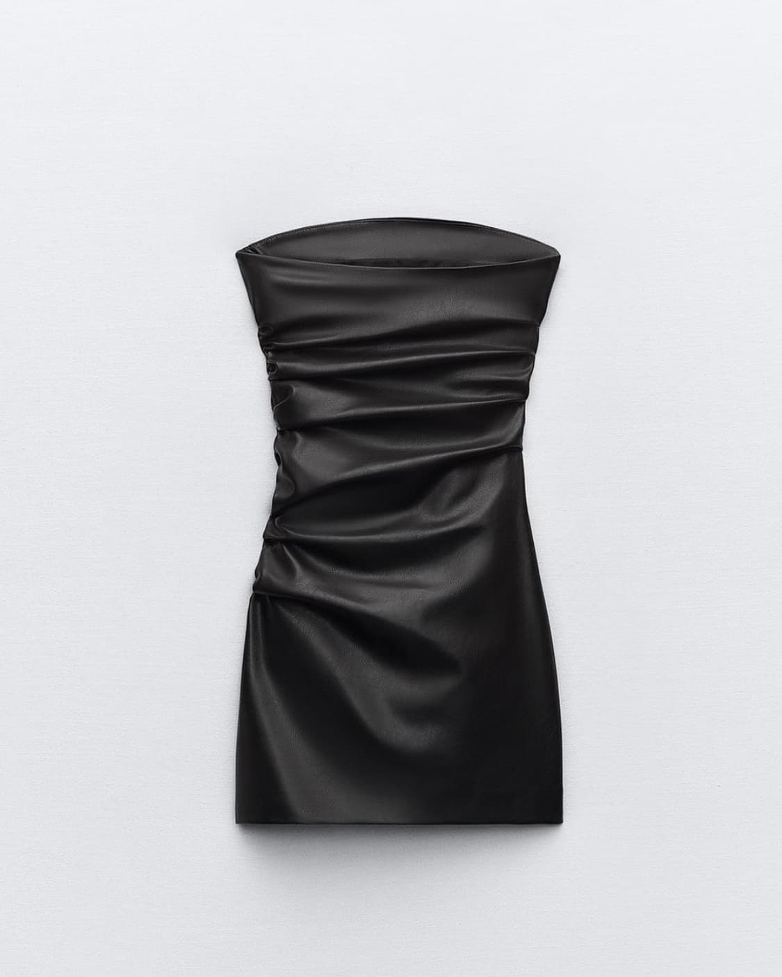 Leather shirring point mini opc top 상품이미지1