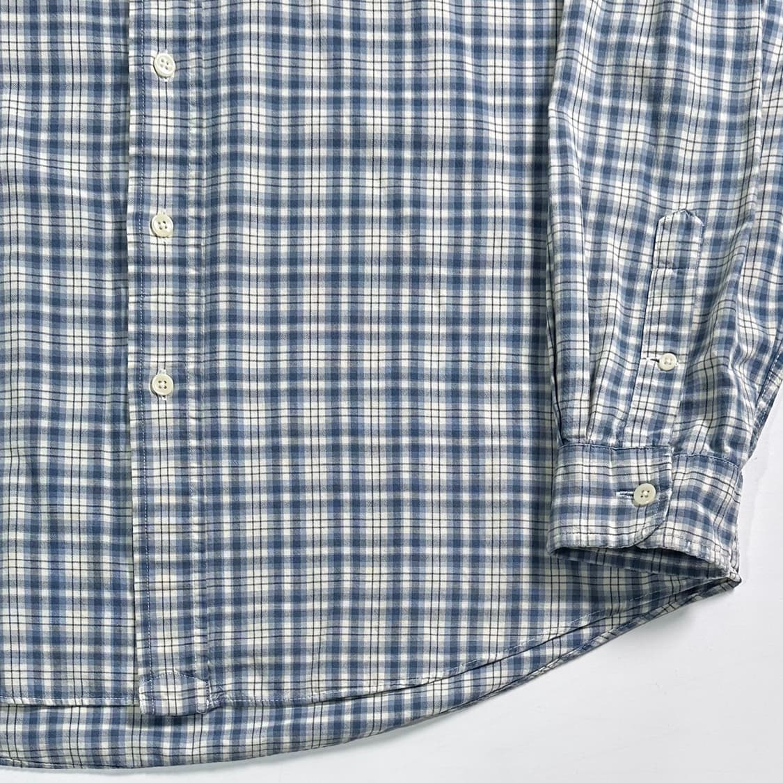 00s 폴로 블루 체크 셔츠 상품이미지5