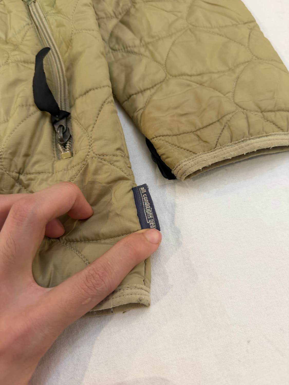 00s 나이키 ACG 재팬라인 깔깔이 퀼팅 경량패딩 베이지 상품이미지3