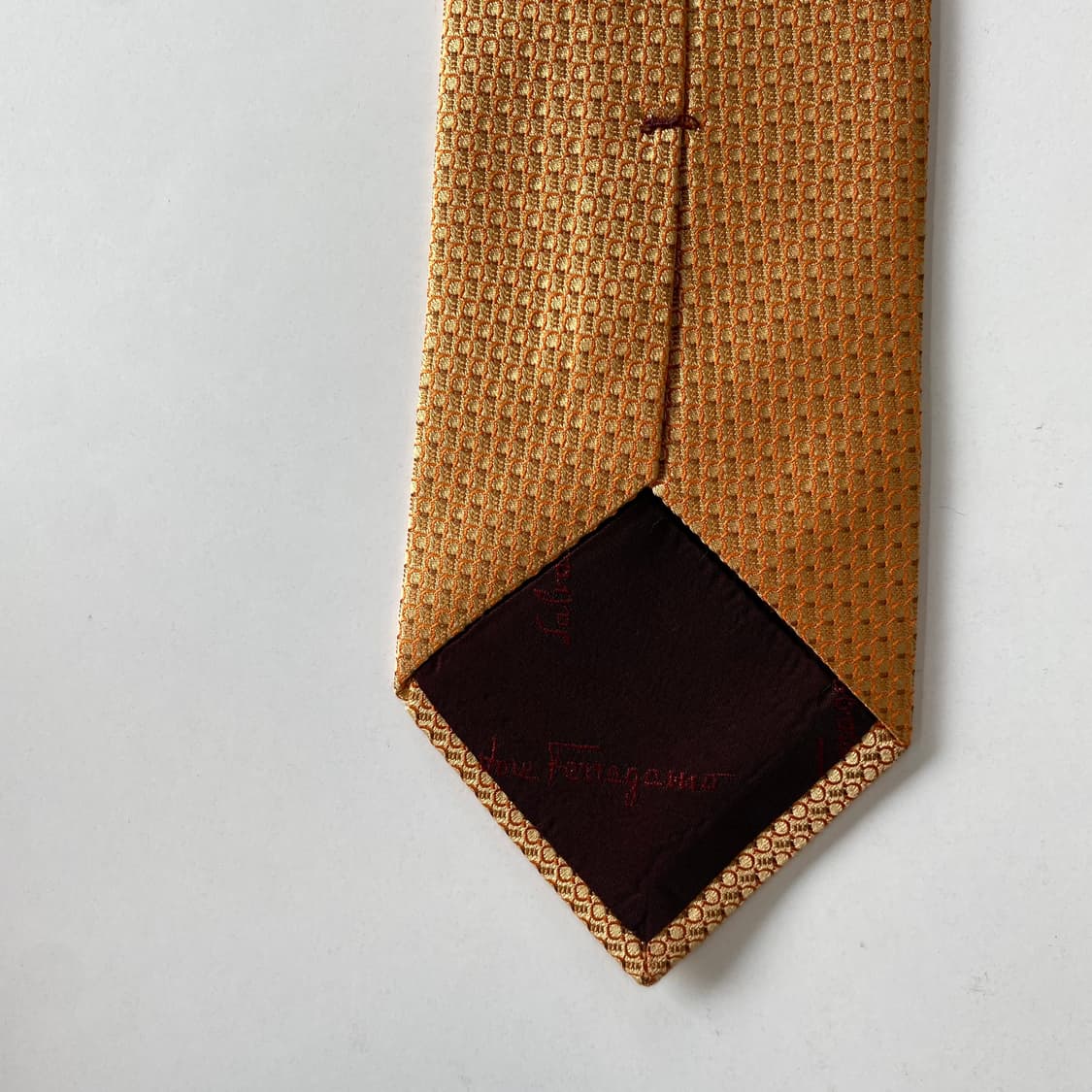 페레가모(Ferragamo) 모노그램 명품 정품 넥타이 상품이미지6