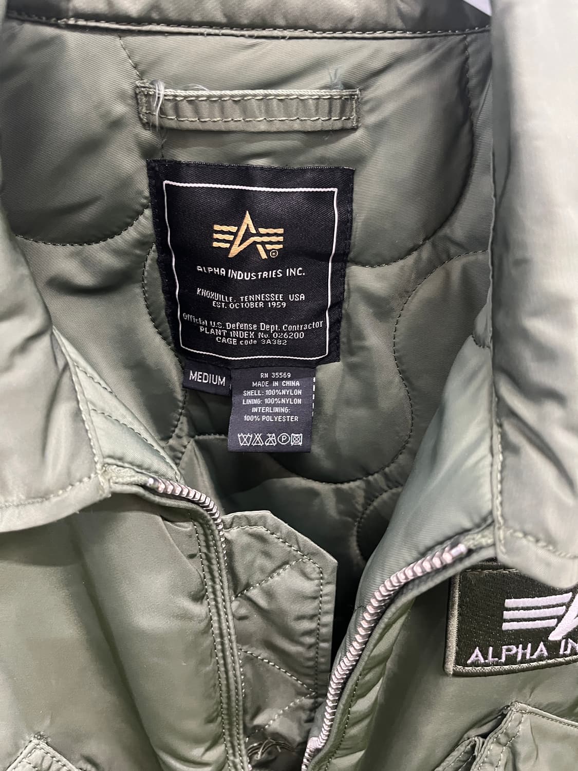 알파 cwu-45p 카키 M 상품이미지3