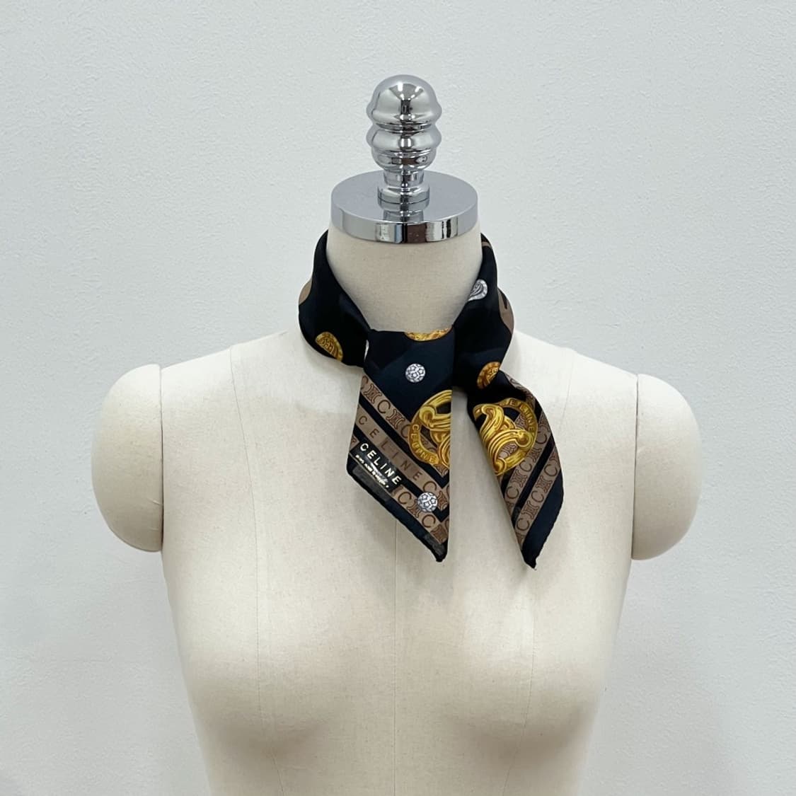 (새상품) celine / 셀린느 쁘띠스카프 손수건 상품이미지6