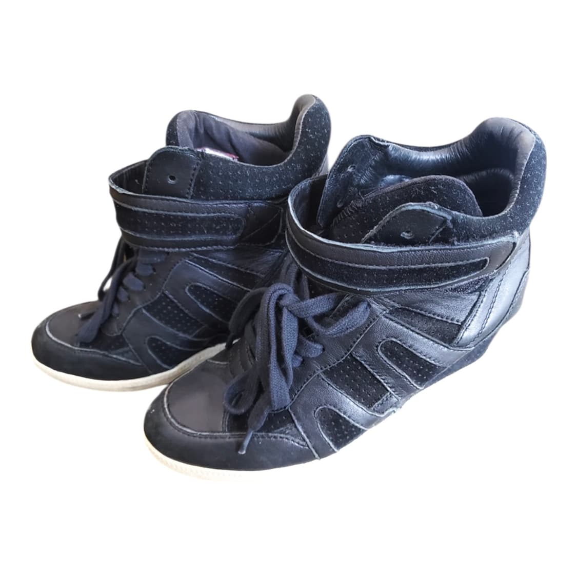 Ash 레더 하이탑 스니커즈 블랙 37 상품이미지3