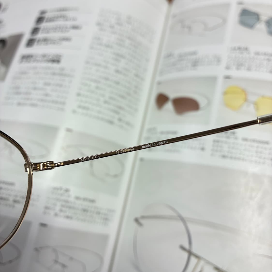 MICEDRAW TOKYO 마이스드로우 도쿄 티타늄 골드 일본 안경 상품이미지5