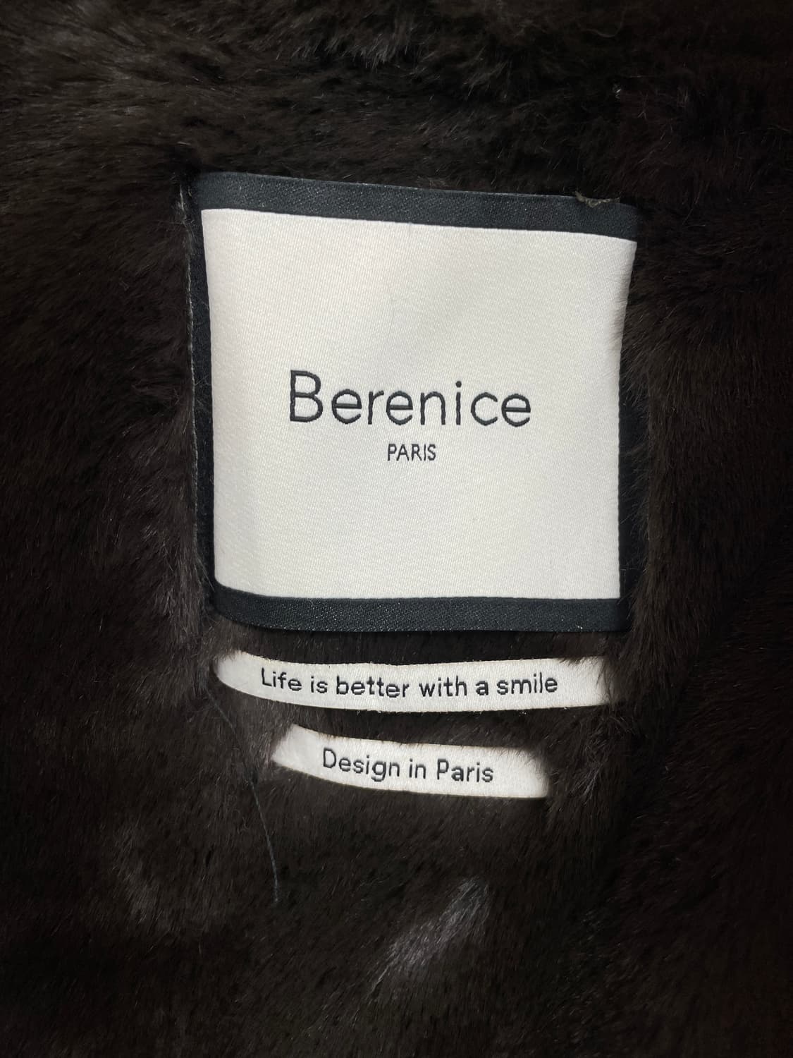 베르니스[Berenice] 라쿤 퍼 후드 울 코트 상품이미지6