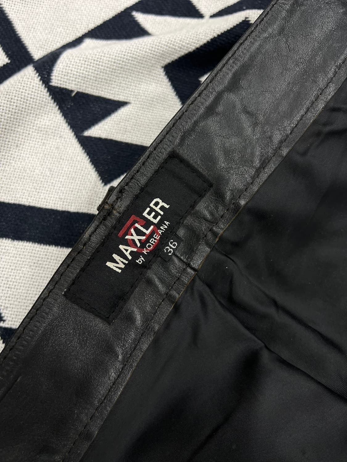 맥슬러 웨스턴 가죽바지  36 상품이미지6
