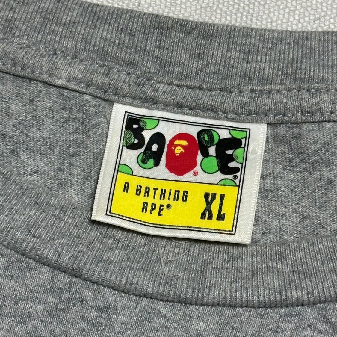 XL 베이프 카모 그레이 반팔 티셔츠 상품이미지4