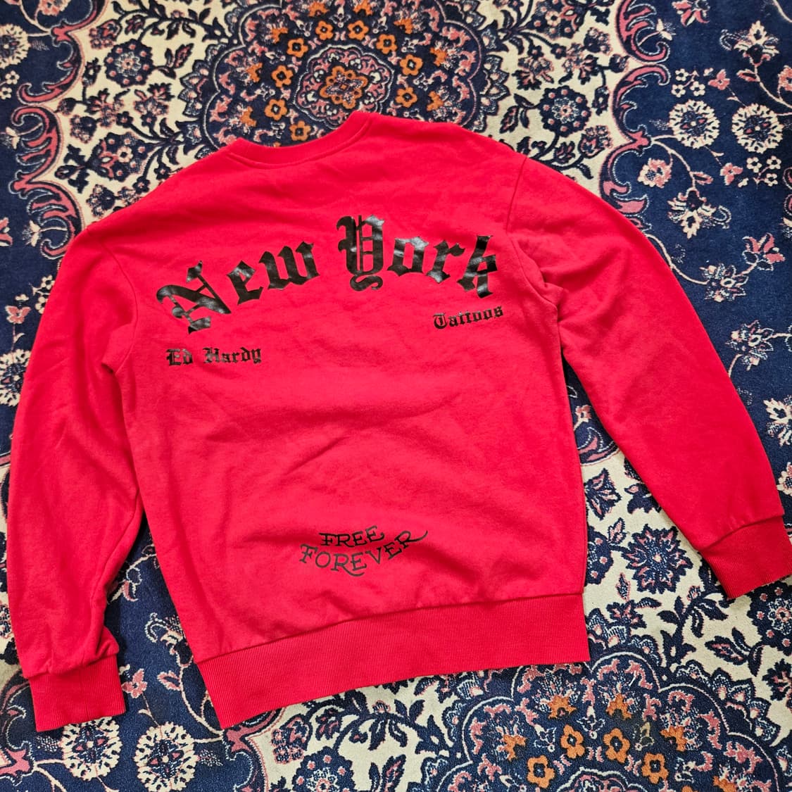 에드하디 시그니쳐 프린팅 스웻 맨투맨 티셔츠 상품이미지2