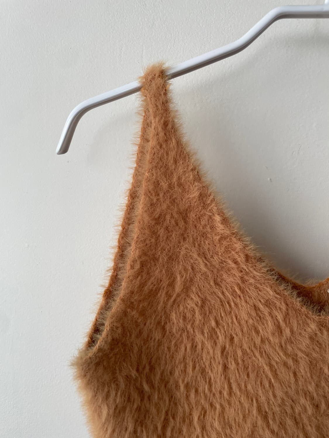 vintage camel fur bustier 상품이미지3