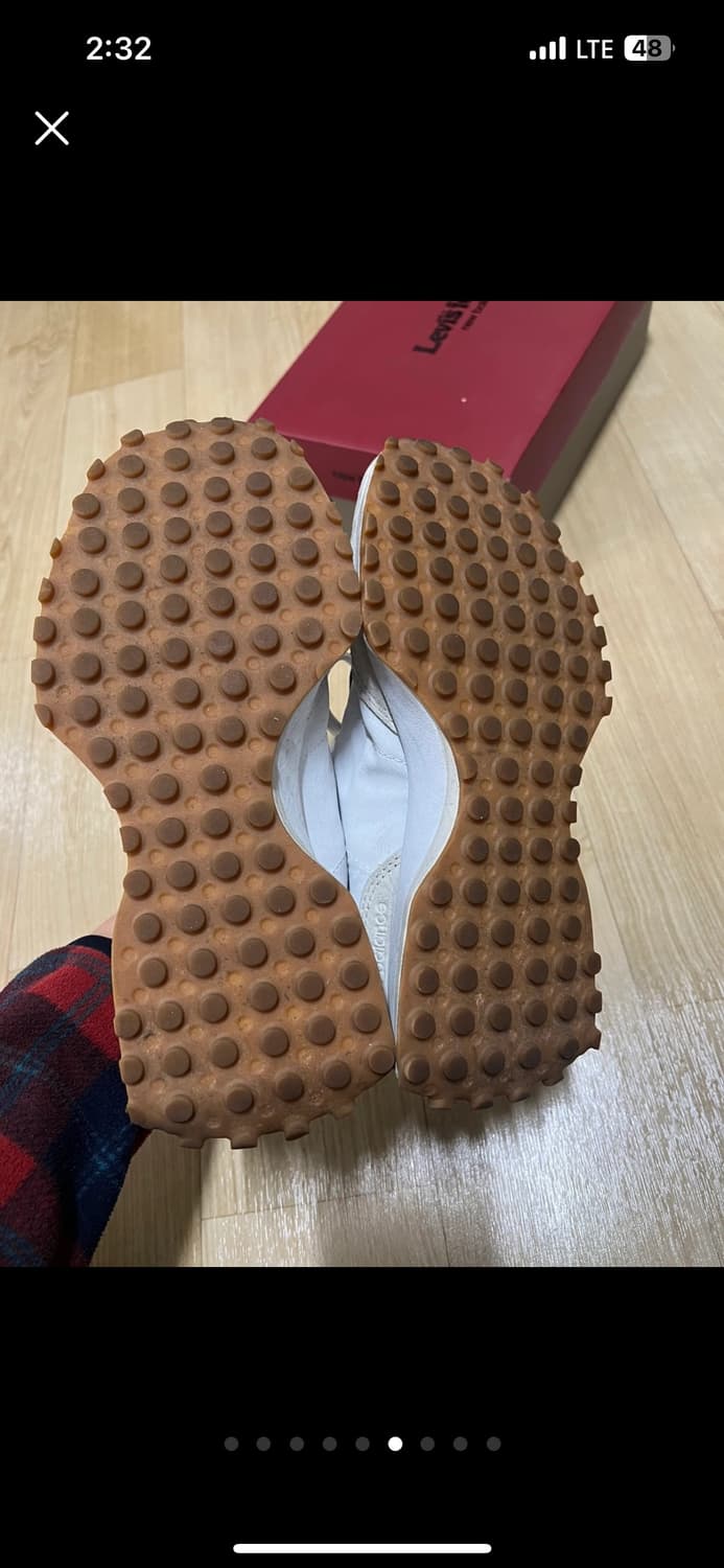 뉴발란스 327 리바이스 콜라보 데님 연청 - 8.5사이즈 상품이미지6