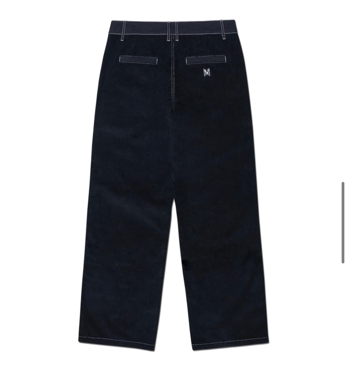 노매뉴얼 HALF & HALF CORDUROY PANTS - BLACK 상품이미지5