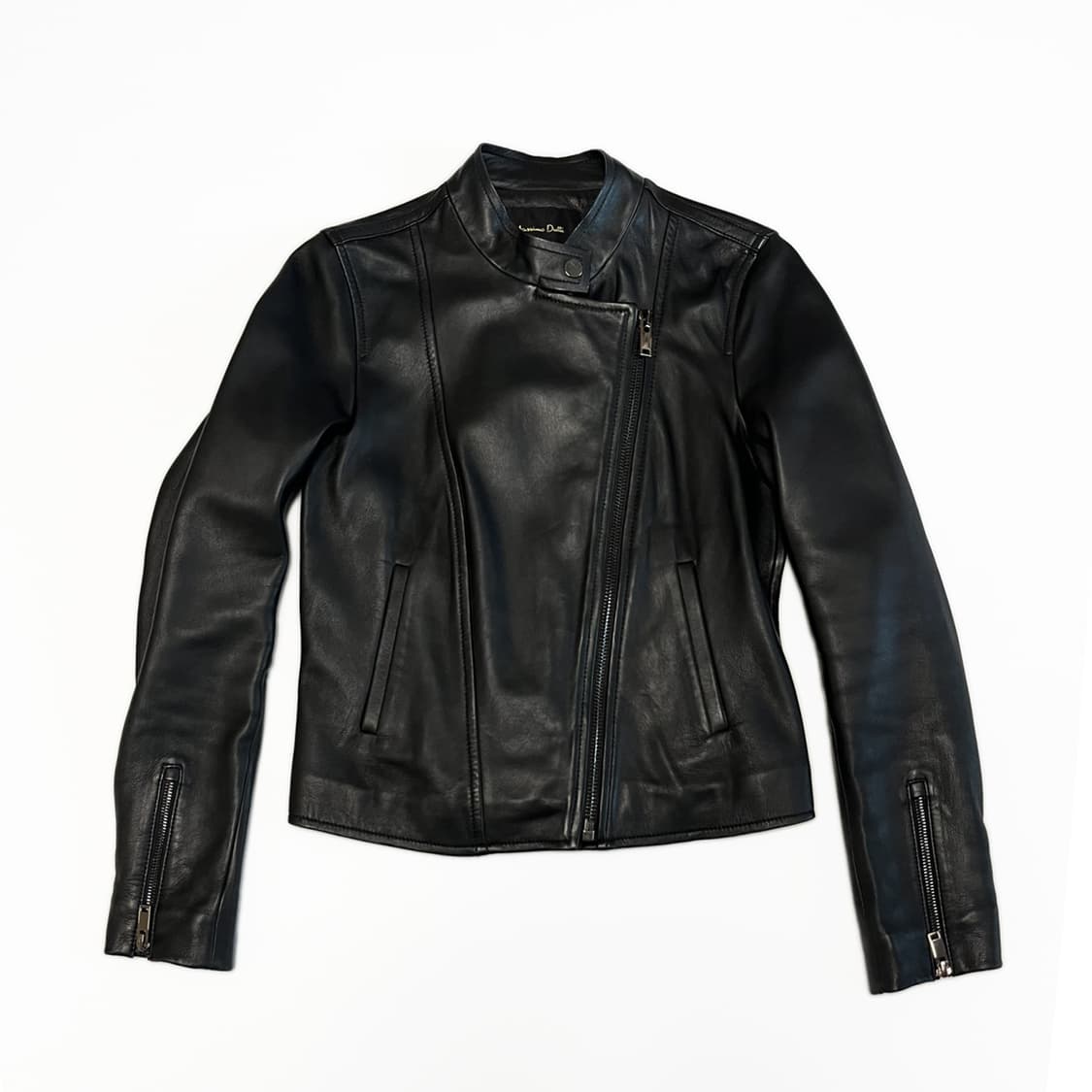 마시모두띠 램스킨 레더 자켓 상품이미지3