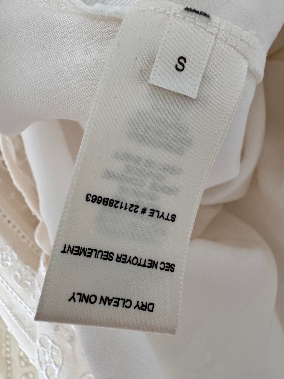 새상품 Rebecca Taylor 레이스 블라우스 S(44,55사이즈) 상품이미지6