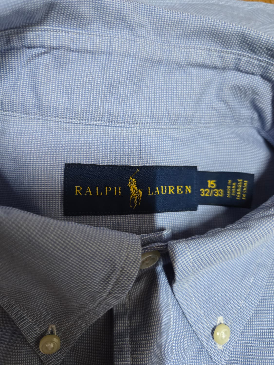 폴로 랄프로렌 남성 블루 셔츠 상품이미지5