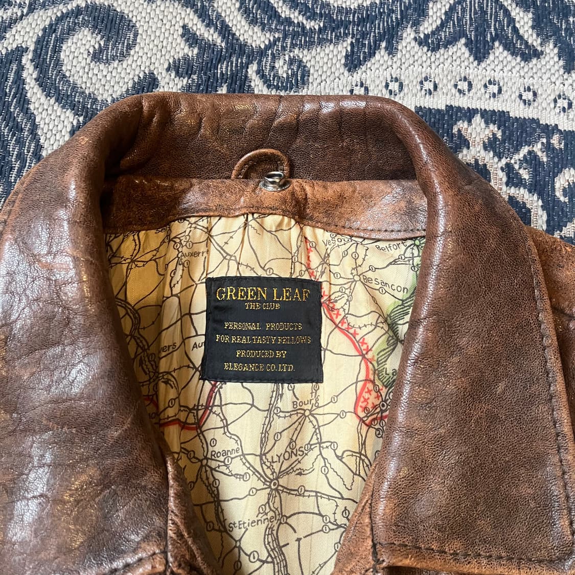  WWII 미군 A-2 플라이트 레더자켓/W2374 상품이미지3