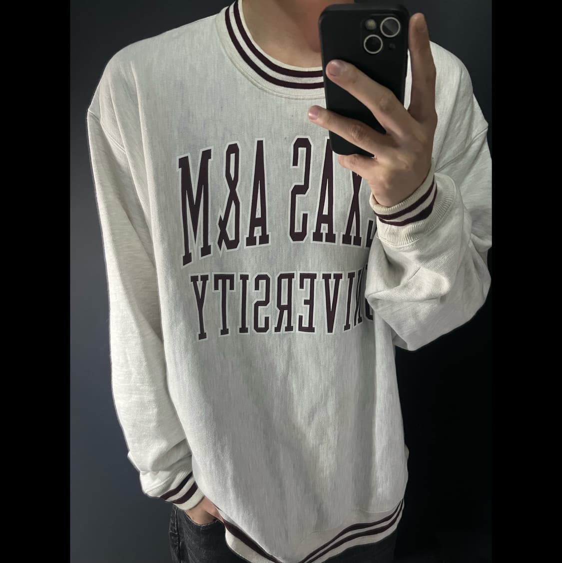 CHAMPION 챔피온 리버스위브 맨투맨 상품이미지1