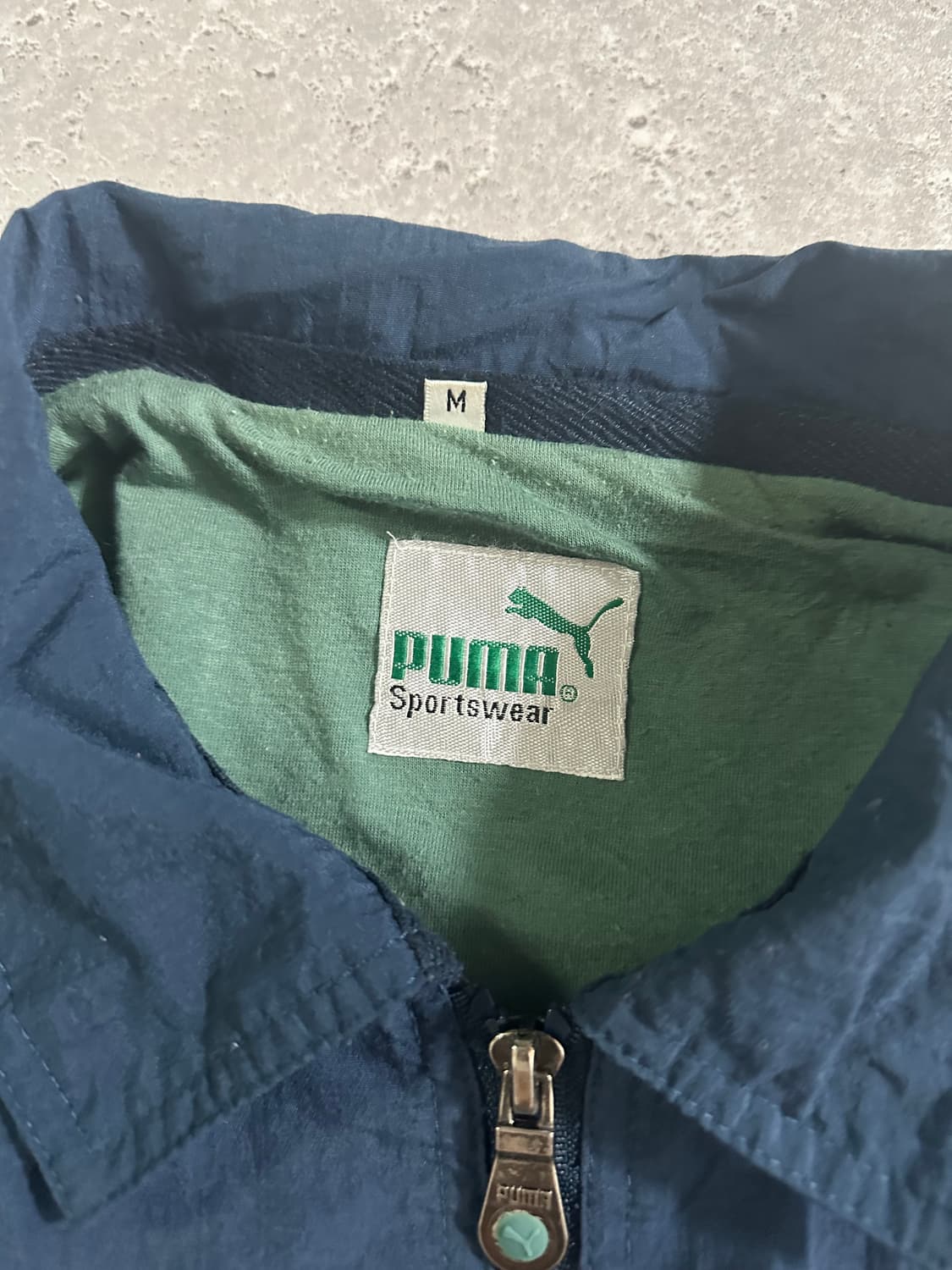 90s Puma 액션 스포츠 자수 나일론 자켓 상품이미지4