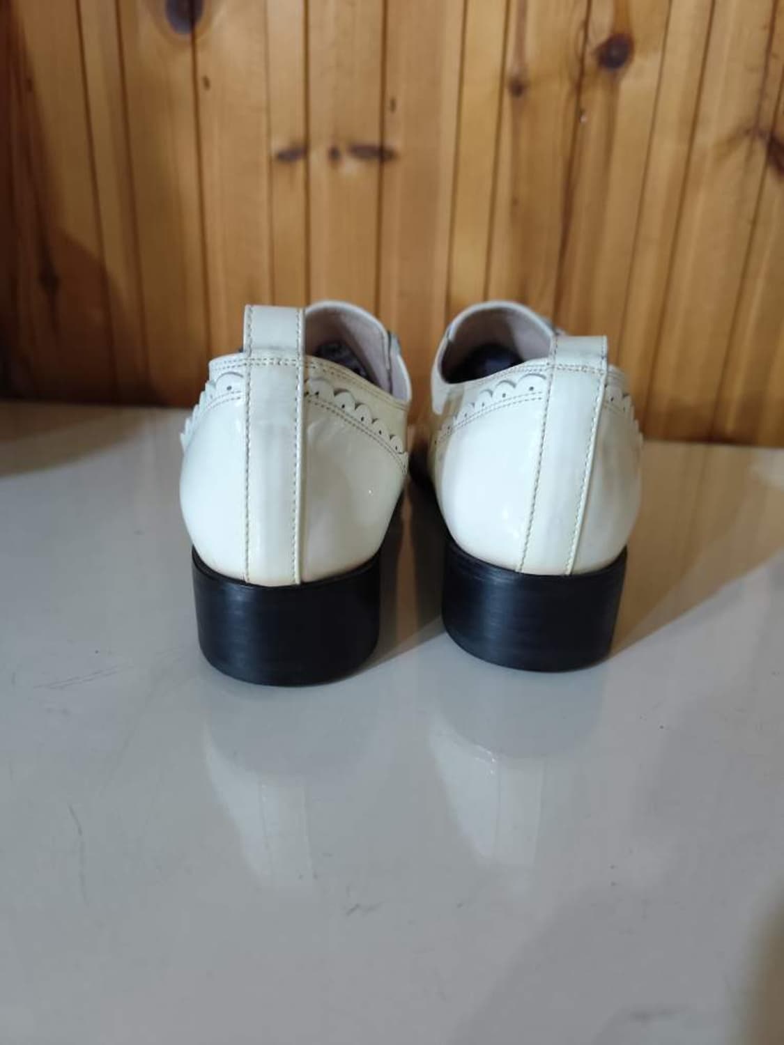 36 230mm 슈콤마보니 에나멜 더블버클 로퍼 구두 상품이미지7