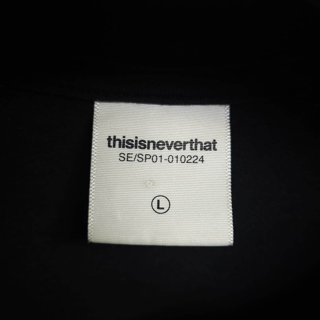 L ) 디스이즈네버댓 기본 로고 반팔티 상품이미지4