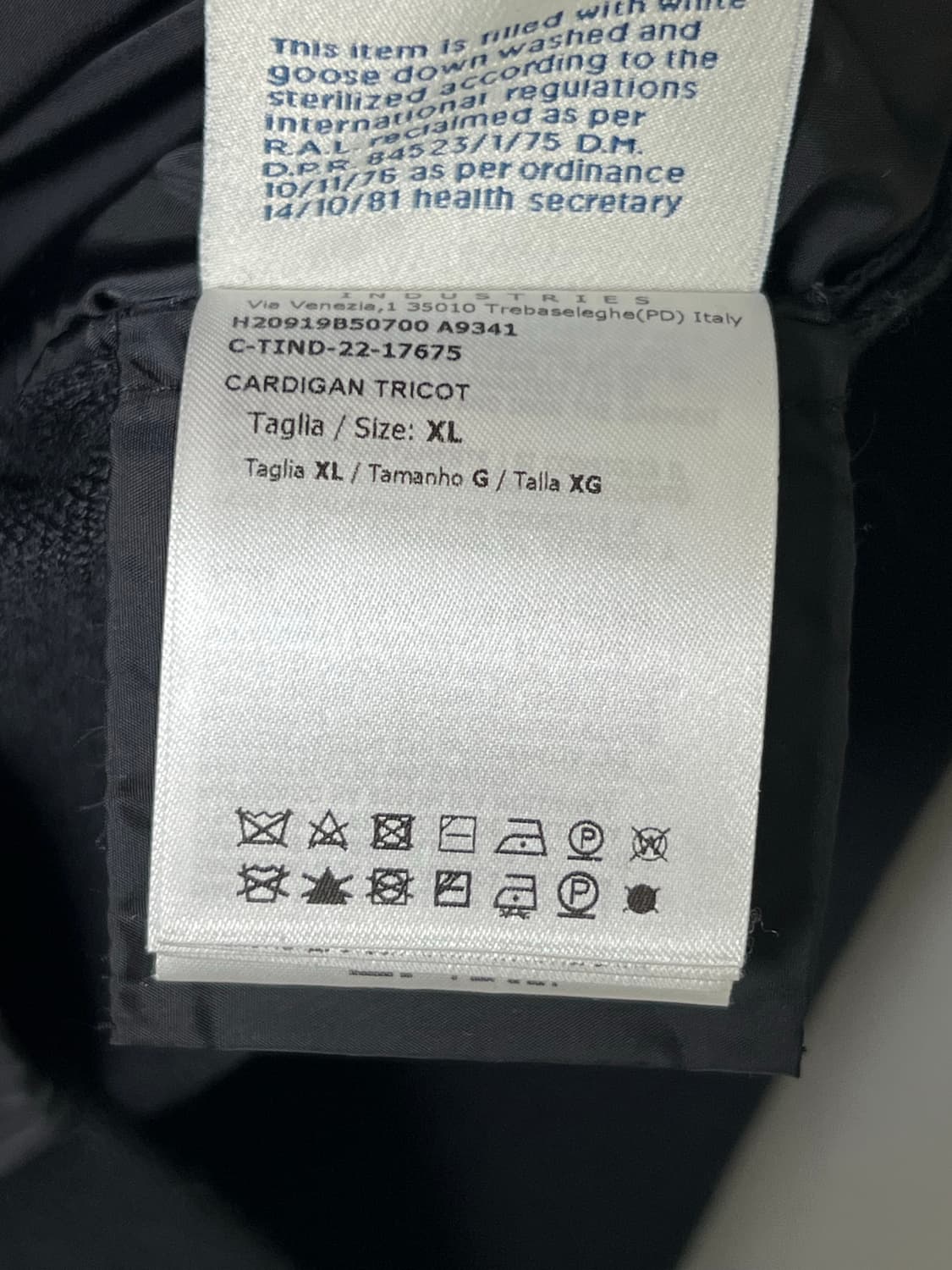 [정품] 22FW / XL 몽클레어 니트패딩 블랙 상품이미지3