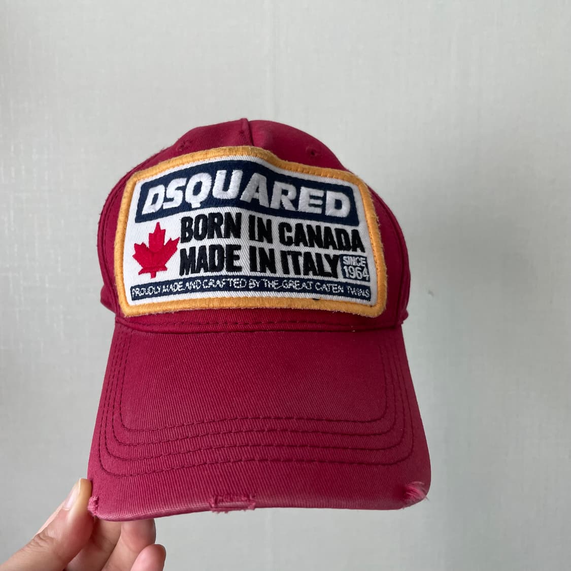 DSQUARED2 빈티지 볼캡 모자 상품이미지1