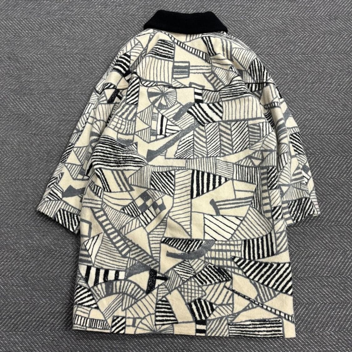 앙리 뤽 샤피 니트 카라 코트 V0526 상품이미지2