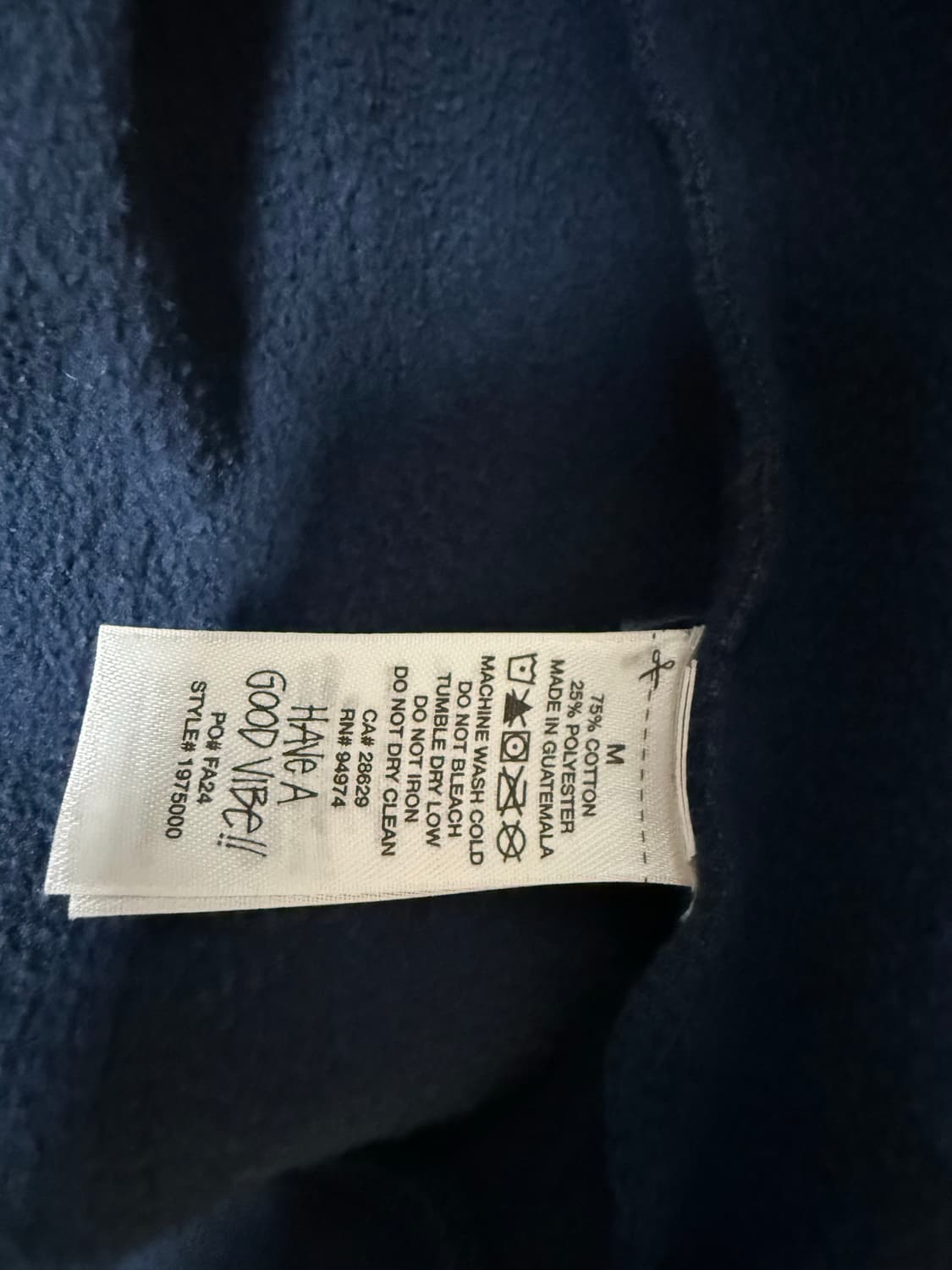 스투시 베이직 스투시 후드 집업 네이비 2024, 2025 상품이미지5