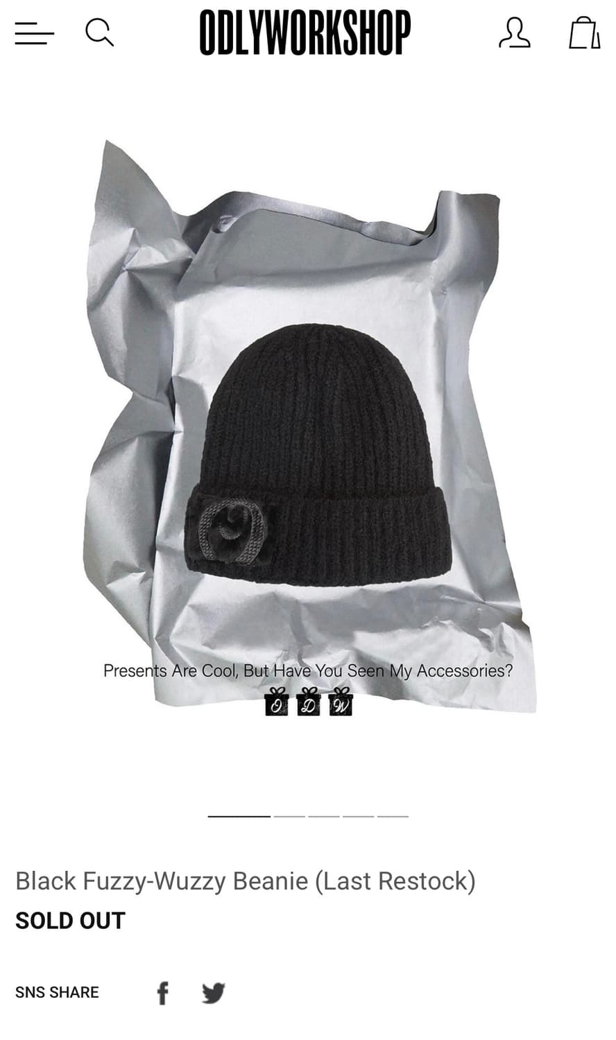 오들리워크샵 비니 상품이미지1