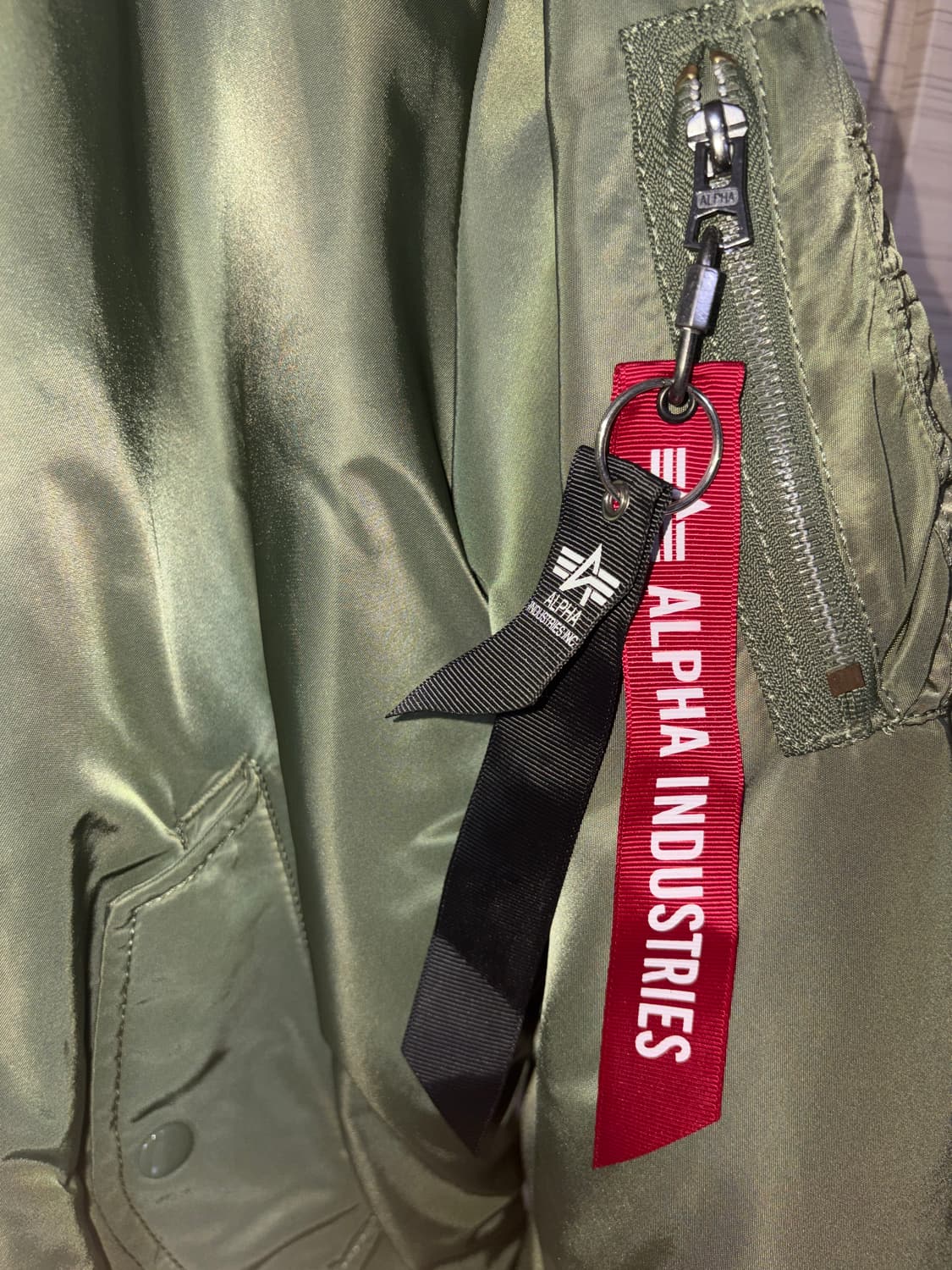 알파인더스트리 ma-1 리버시블 카키 XXXL 상품이미지8
