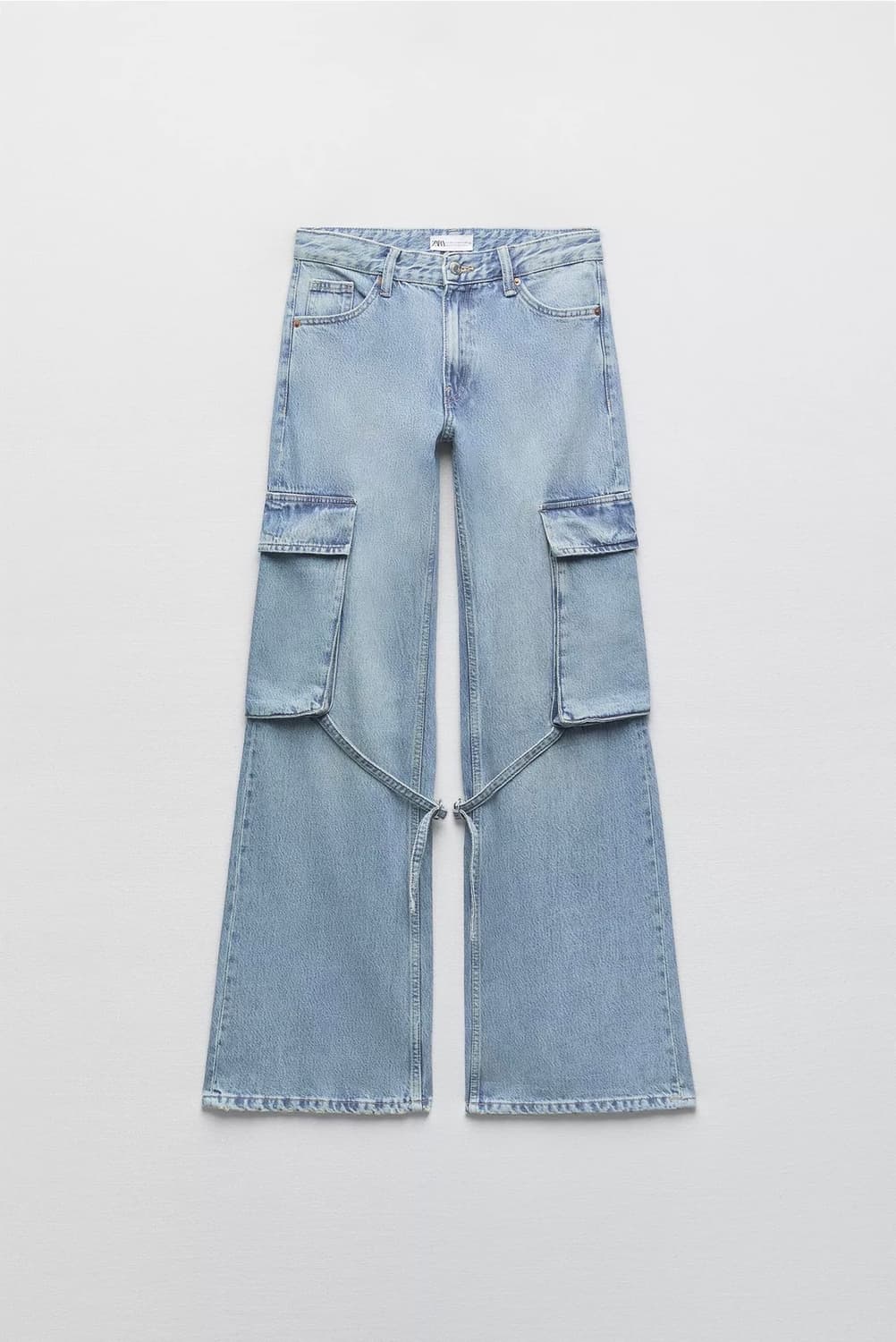 자라 zara jeans trf cargo 미드라이즈 카고팬츠 eu32 상품이미지1