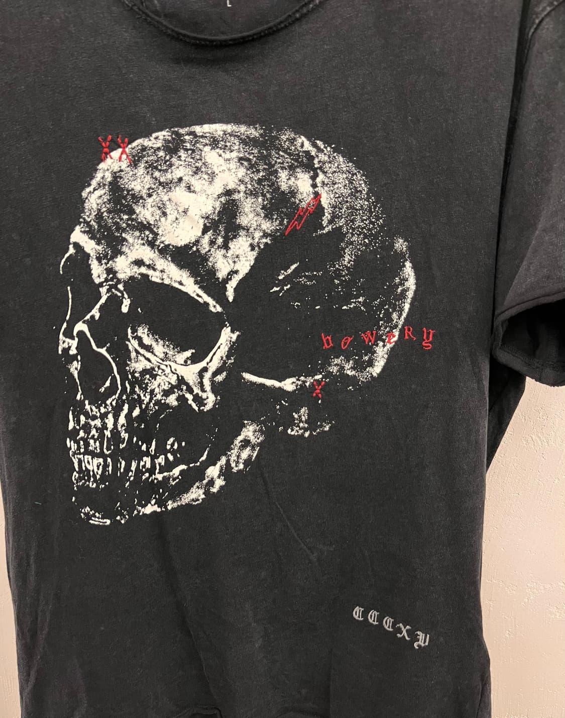 존 바바토스 스컬 사틴 스티치 티셔츠 L 상품이미지3