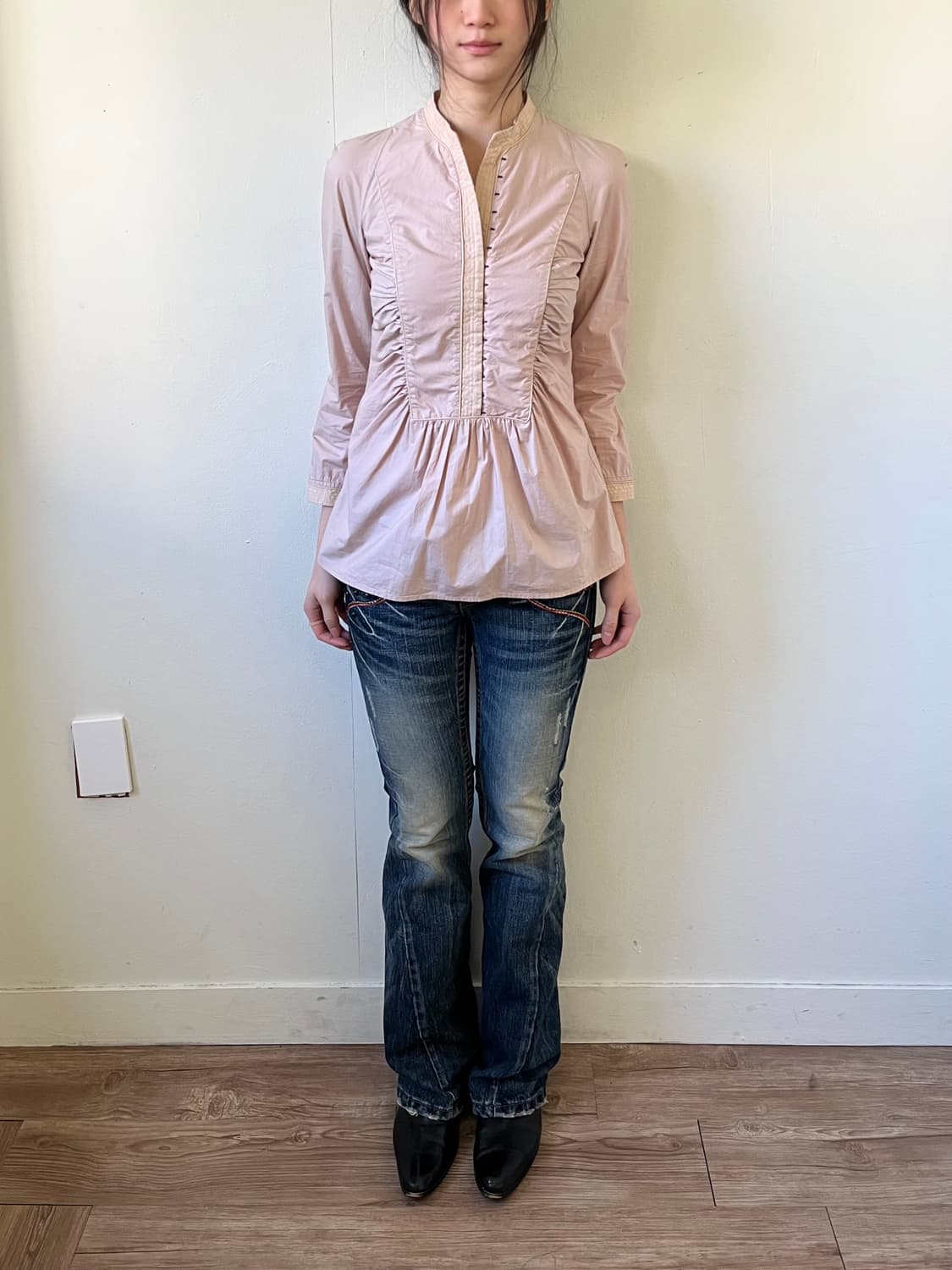 GUCCI 인디핑크 후크 블라우스 상품이미지8