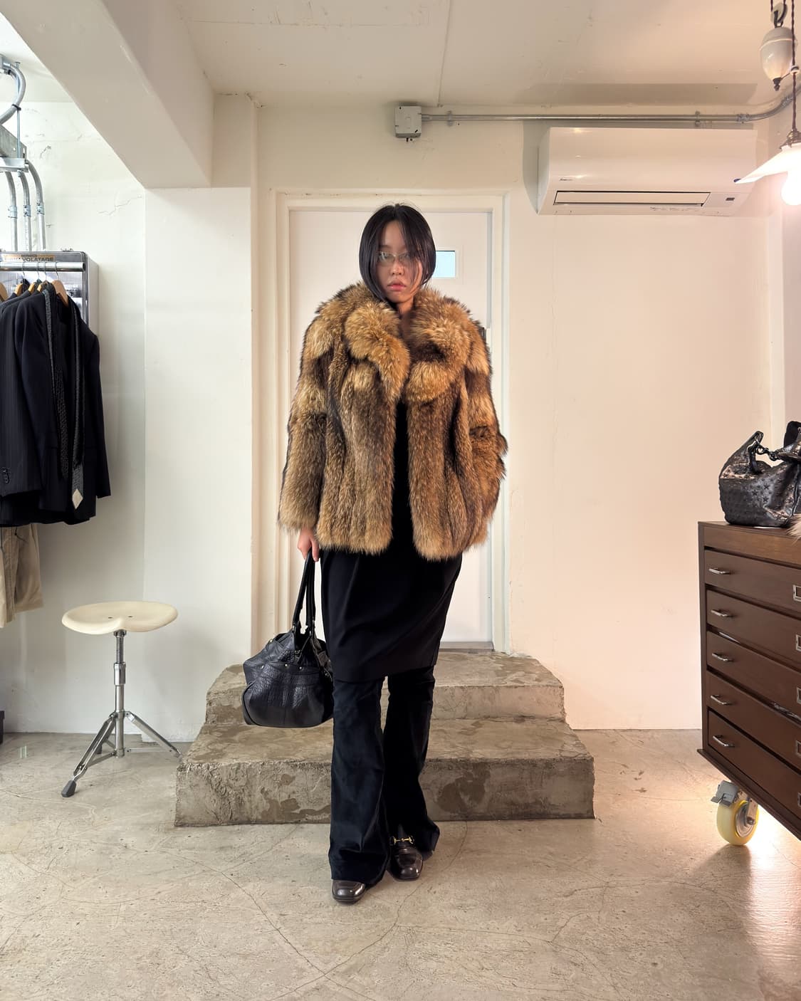 Nakamura Ginza  Real Fur Coat 폭스 퍼 상품이미지1