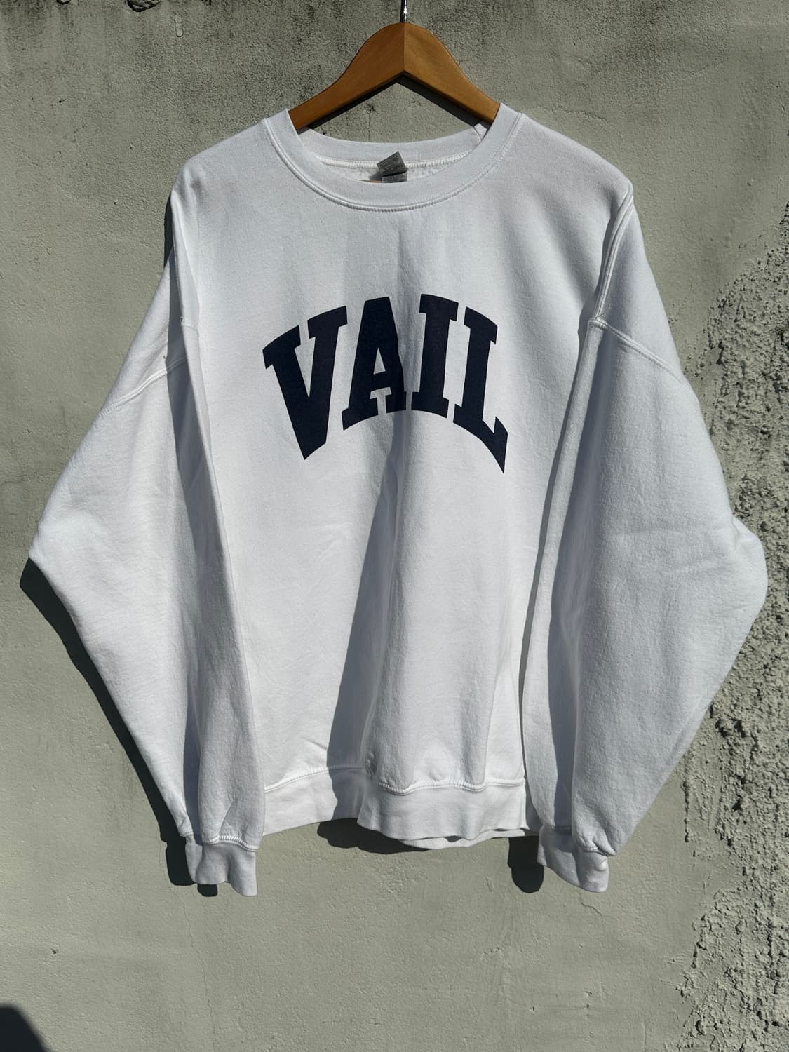 [2XL] GILDAN 길단 VAIL 화이트 맨투맨 스웻셔츠 상품이미지1
